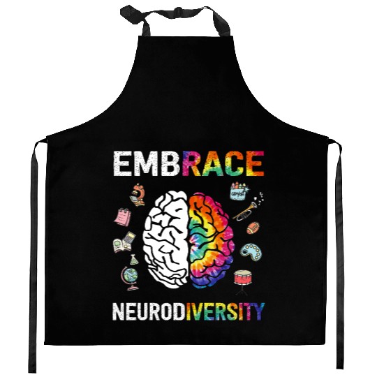 Embrace Neurodiversity Autism Awareness Kitchen Aprons