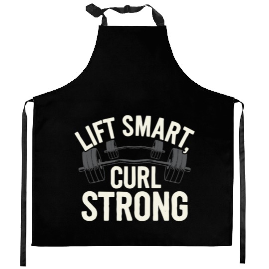 Hammer Curls Bodybuilding Fitness Workout Gym Kitchen Aprons