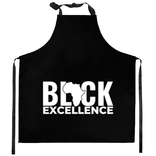 Black Excellence Kitchen Aprons