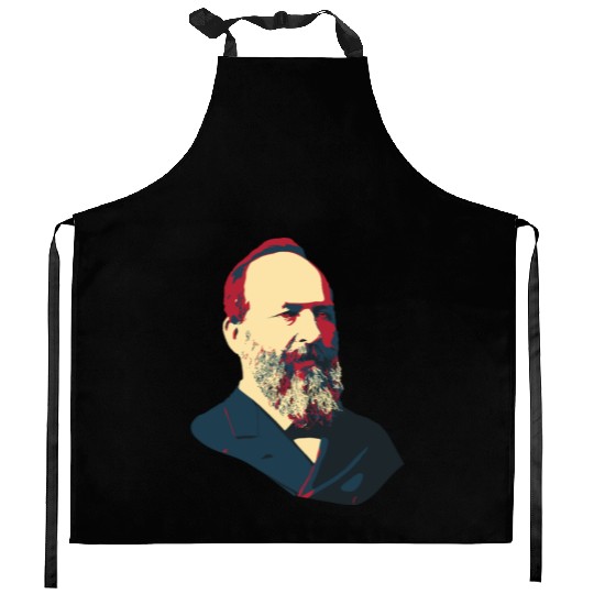 President James Abraham Garfield Kitchen Aprons