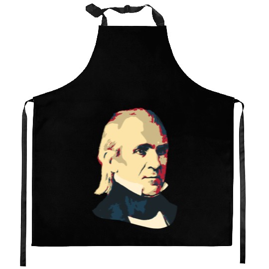 President James K Polk Kitchen Aprons
