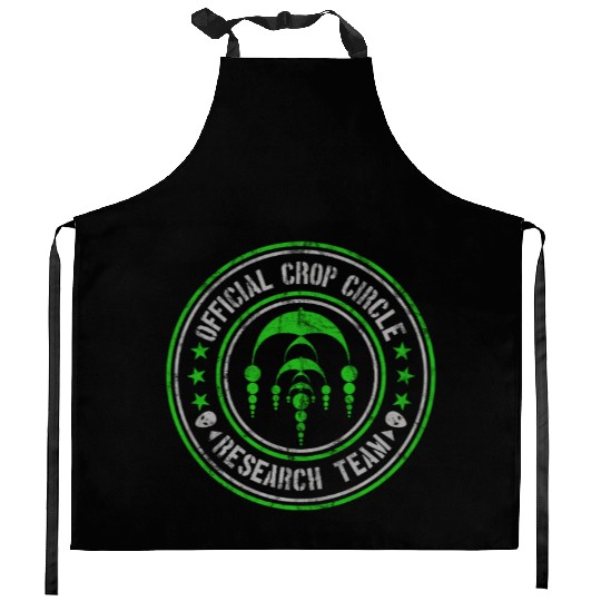 Official Crop Circle Research Team | Alien Message Kitchen Aprons