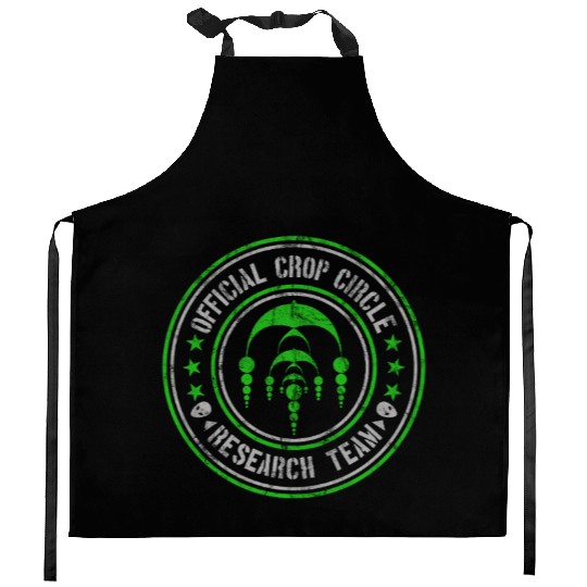 Official Crop Circle Research Team | Alien Message Kitchen Aprons