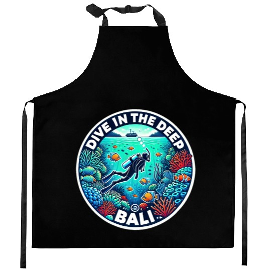 Ocean Explorer Badge Kitchen Aprons