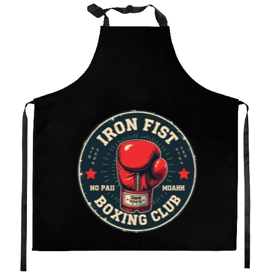 Vintage Boxing Club Training Kitchen Aprons