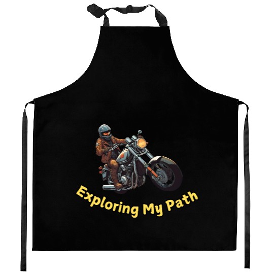 Road Trip - Exploring My Path Kitchen Aprons