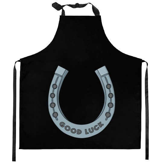 Good Luck Horseshoe Kitchen Aprons