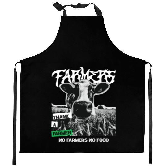 Thank a farmer DESIGN Kitchen Aprons