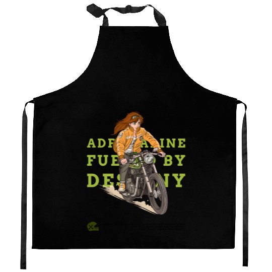 Adrenaline Fueled by Destiny – Anime-Inspired Kitchen Aprons