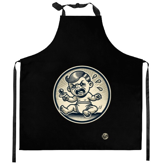 Spoiled Crybaby – Vintage Cartoon Kitchen Aprons