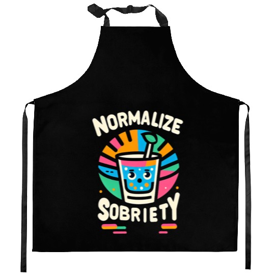 Normalize Sobriety 9 Kitchen Aprons