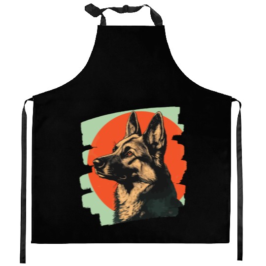 German Shepherd Kitchen Aprons