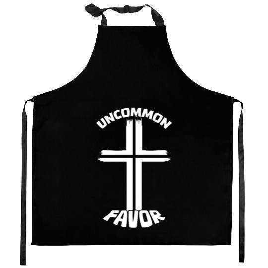 Uncommon Favor Jesus Christ Cross Easter Kitchen Aprons