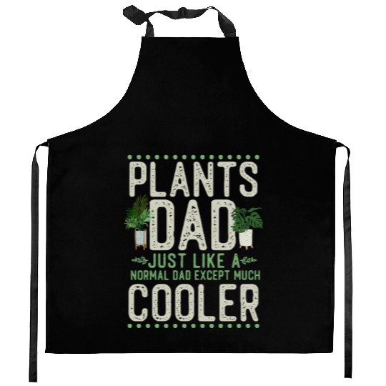 Plant Lover Gardening Dad Plants Kitchen Aprons