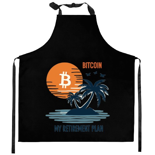Bitcoin Retirement BTC - Crypto Investors Kitchen Aprons