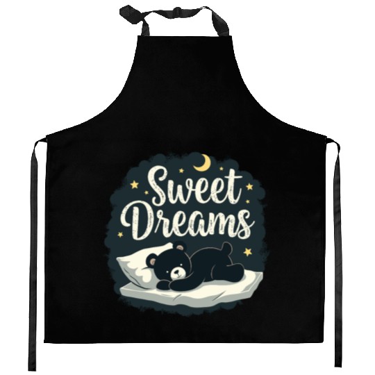 Teddy Bear Sweet Dreams Official Sleep Kitchen Aprons