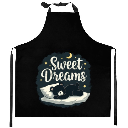 Teddy Bear Sweet Dreams Official Sleep Kitchen Aprons