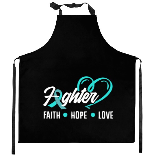 PTSD Awareness Faith Hope Love Fighter Kitchen Aprons