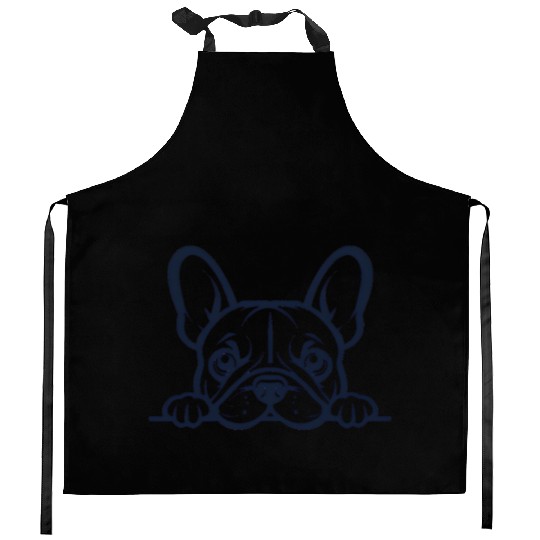 French Bulldog Frenchie Sweet Face Kitchen Aprons