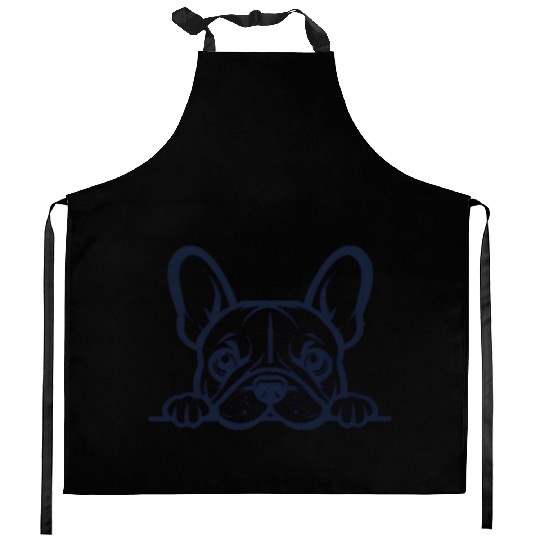 French Bulldog Frenchie Sweet Face Kitchen Aprons