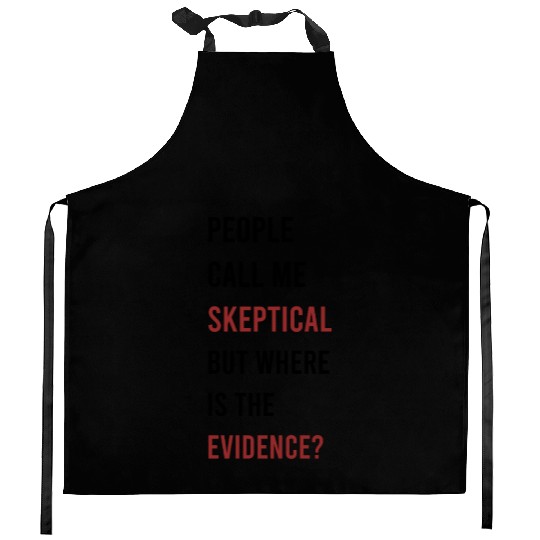 People Call Me Skeptical Discussion Philosophy Kitchen Aprons