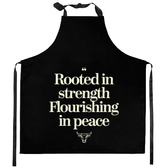 Taurus Zodiac Rooted In Strength Flourishing In Kitchen Aprons