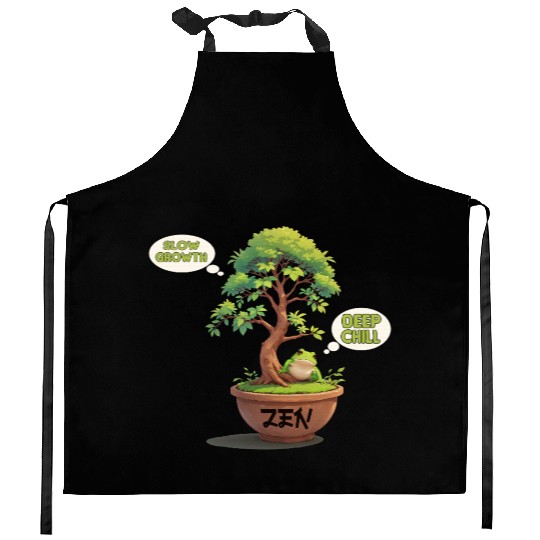 Slow growth, deep chill Kitchen Aprons
