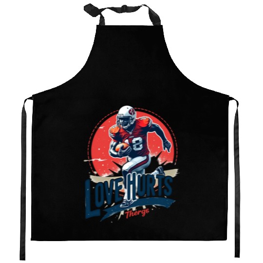 Love Hurts Kitchen Aprons