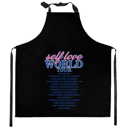 Selflove World Tour Kitchen Aprons