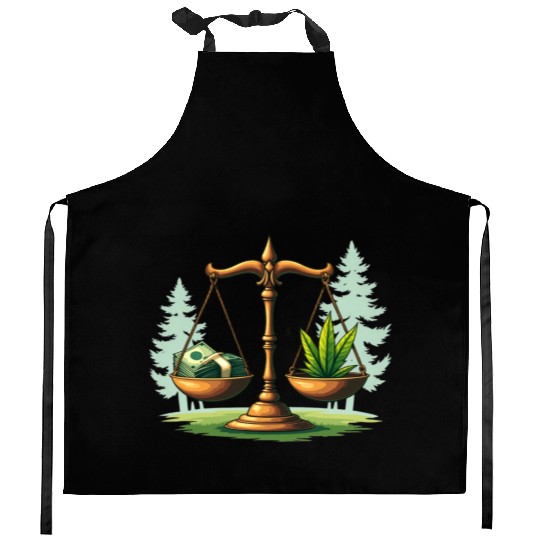 Eco Balance – Nature & Economy in Harmony Kitchen Aprons