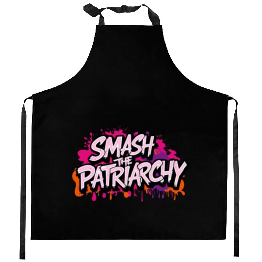 Smash The Patriarchy - International Womens Day Kitchen Aprons