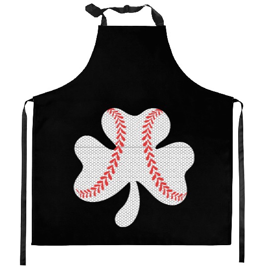 Baseball St Patricks Day Boys Girls Men Women Kitchen Aprons