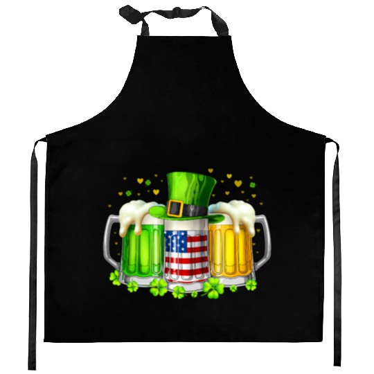 Irish Beer Ireland St Patricks Day Drinking Party Kitchen Aprons