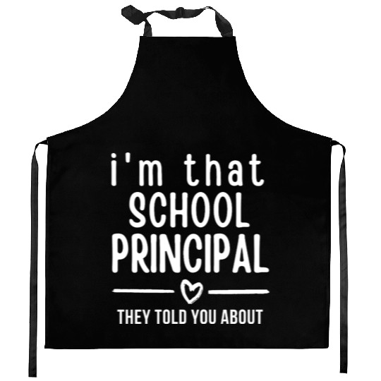 School Principal Kitchen Aprons