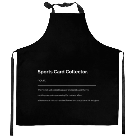Sports Card Collector Definition #2 Kitchen Aprons
