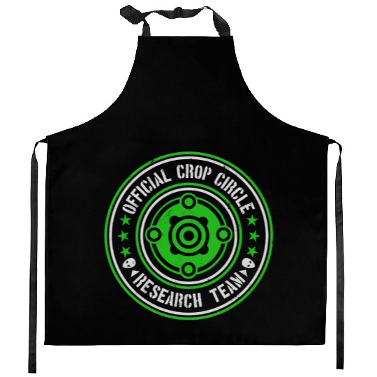 Official Crop Circle Research Team | Alien Message Kitchen Aprons