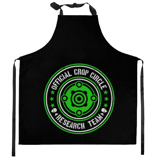 Official Crop Circle Research Team | Alien Message Kitchen Aprons