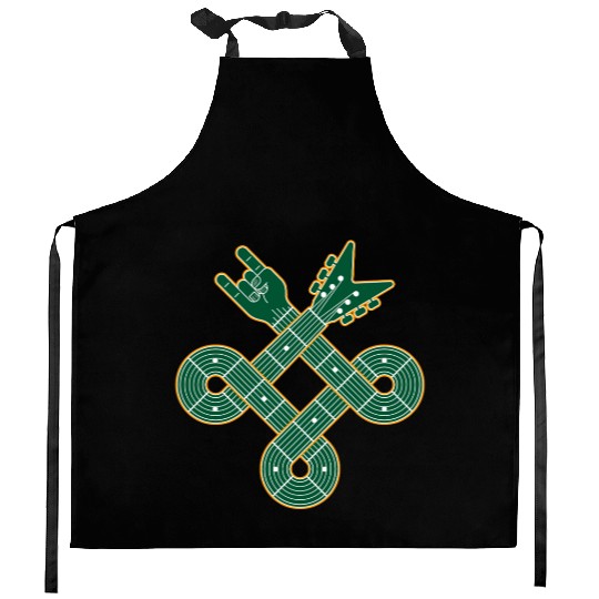 Celtic Knot Guitar | St. Patrick’s Day Kitchen Aprons