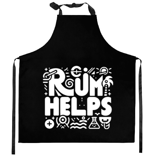 Rum Helps 8 Kitchen Aprons