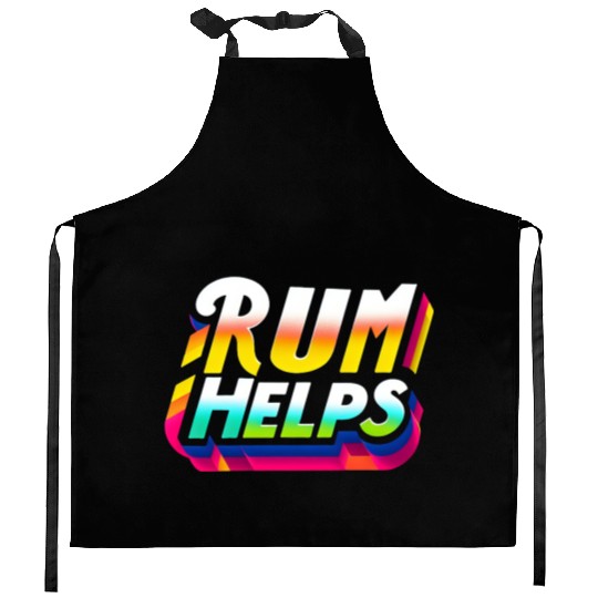 Rum Helps 9 Kitchen Aprons
