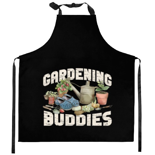 Plant Lover Gardening Besties Kitchen Aprons