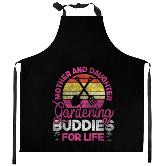 Plant Lover Gardening Mom Daughter Kitchen Aprons