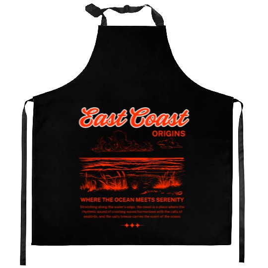 East Coast Origins Kitchen Aprons – Ocean Serenity Design