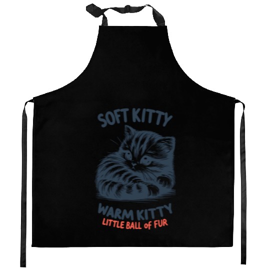 Soft Kitty Kitchen Aprons
