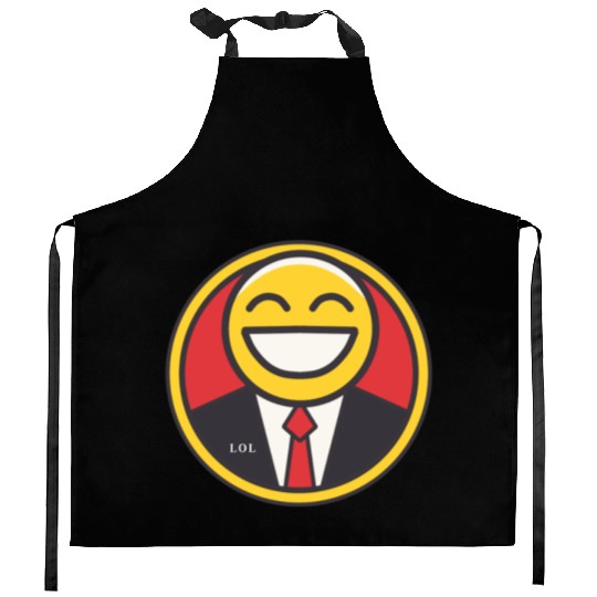 Laughing Business Icon – LOL Edition Kitchen Aprons