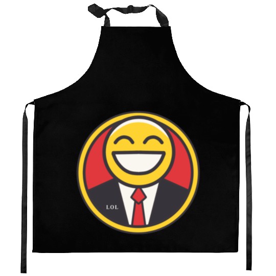 Laughing Business Icon – LOL Edition Kitchen Aprons