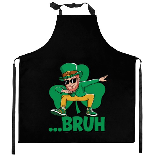 Irish Drinking Team Kitchen Aprons St. Paddy's Day Meme