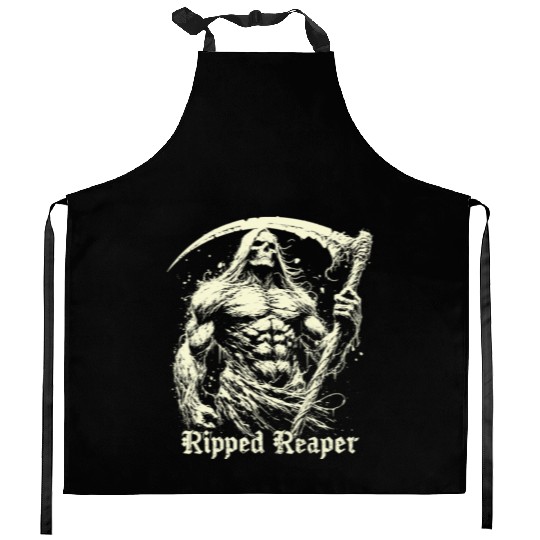 Ripped Reaper Kitchen Aprons