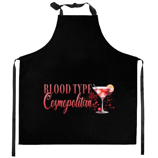 Cocktail Bartender Blood Type Cosmopolitan Kitchen Aprons