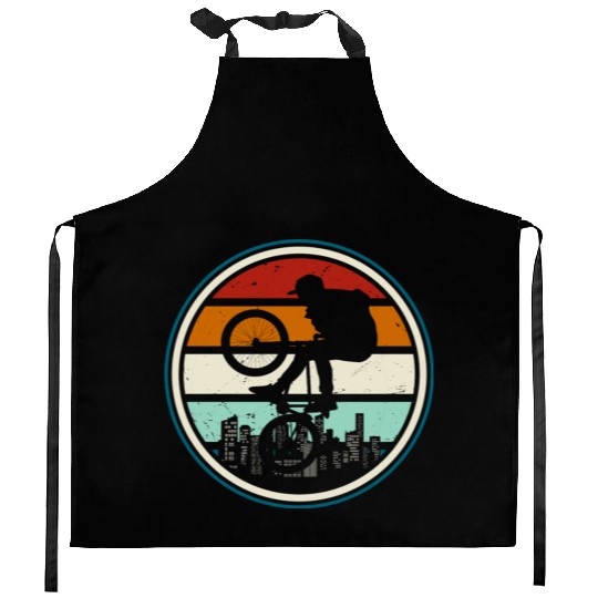 Bmx vintage Kitchen Aprons